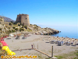 Playa del Tesorillo Strand in Almunecar
