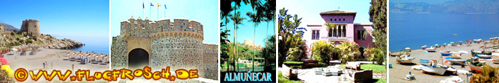 Almunecar an der Costa Tropical in Spanien
