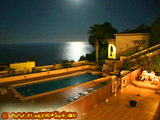 Romantische Abendstimmung bei Vollmond