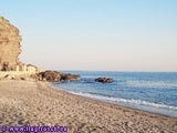 Playa de Cabria in Almunecar an der Costa Tropical