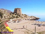 Playa del Tesorillo Strand in Almunecar an der Costa Tropical