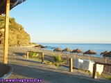 Blick vom Restaurante Antonio zum Strand