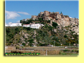 Blick von Monte de los Almendros auf Saobrena